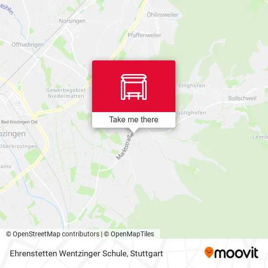 Карта Ehrenstetten Wentzinger Schule