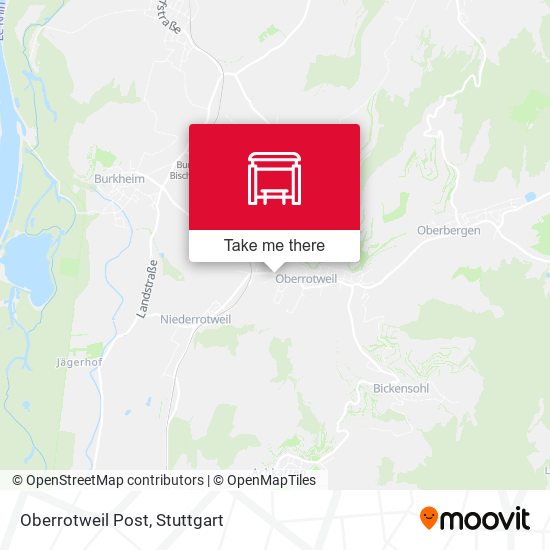 Карта Oberrotweil Post