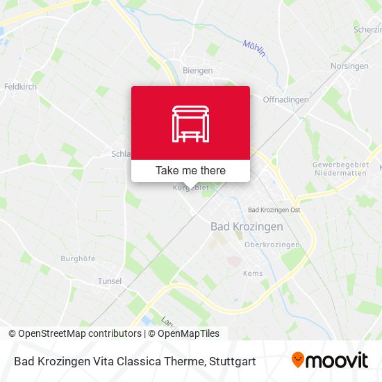 Bad Krozingen Vita Classica Therme map