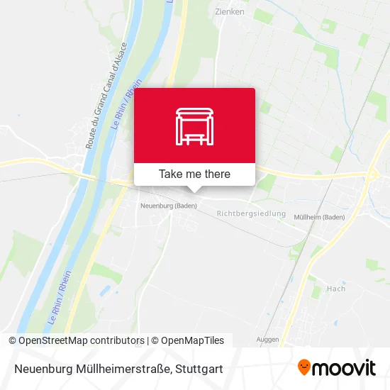 Карта Neuenburg Müllheimerstraße