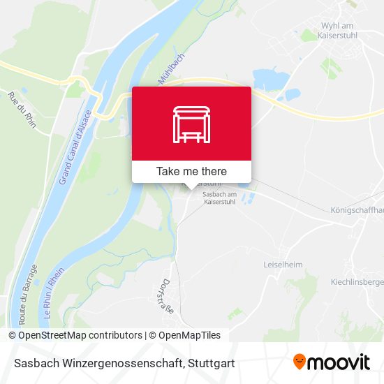 Sasbach Winzergenossenschaft map