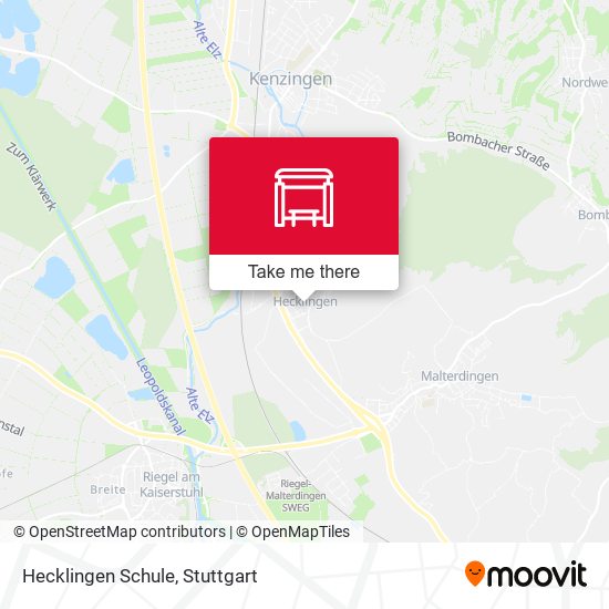 Hecklingen Schule map