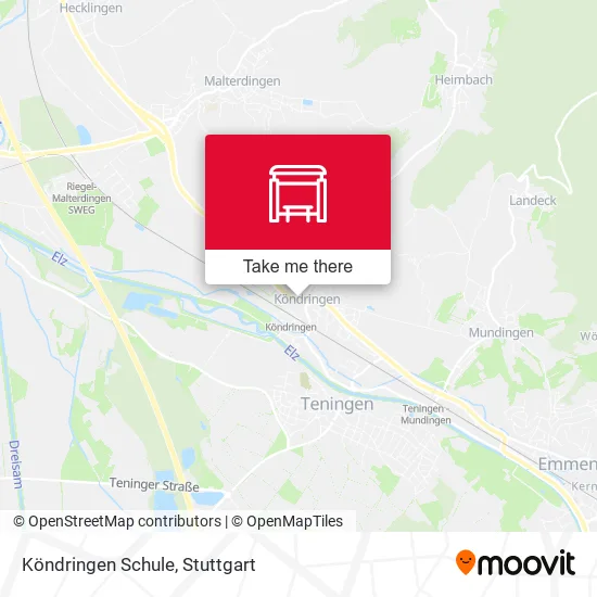 Карта Köndringen Schule