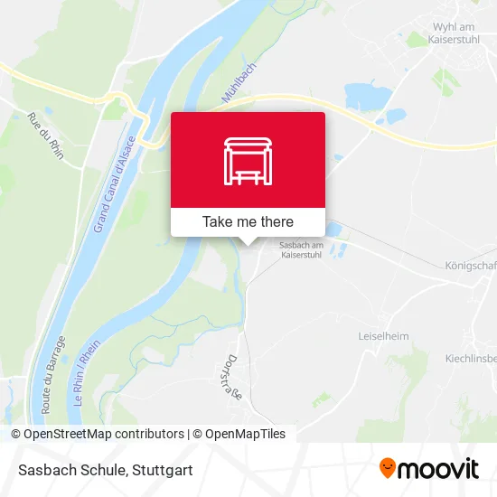 Карта Sasbach Schule
