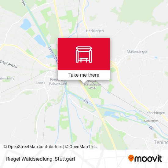 Карта Riegel Waldsiedlung