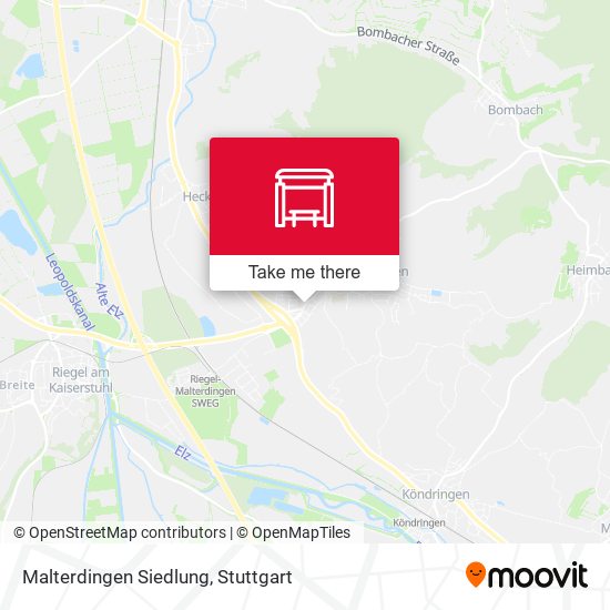 Malterdingen Siedlung map