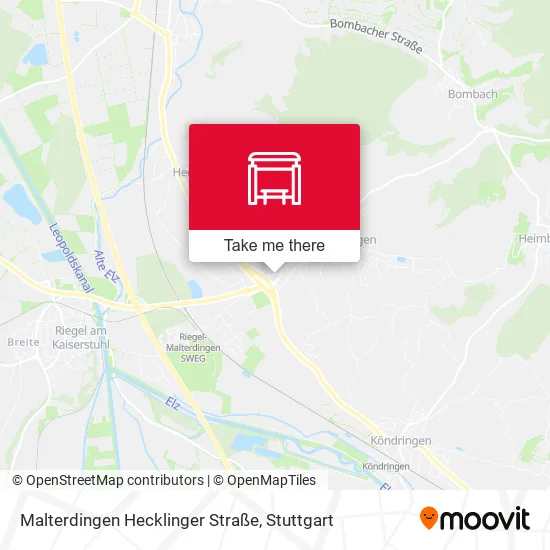 Карта Malterdingen Hecklinger Straße