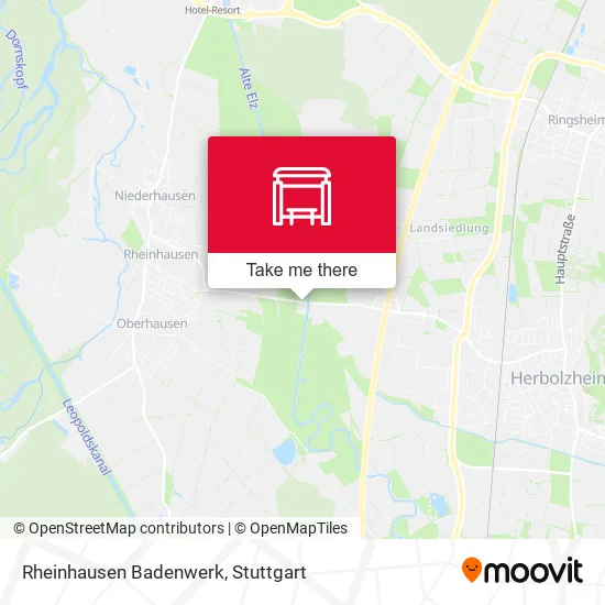 Карта Rheinhausen Badenwerk