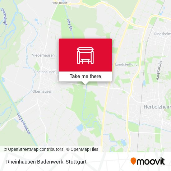 Карта Rheinhausen Badenwerk