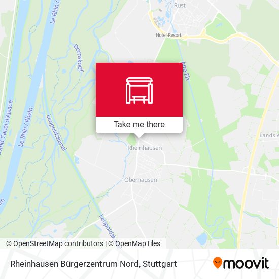 Rheinhausen Bürgerzentrum Nord map