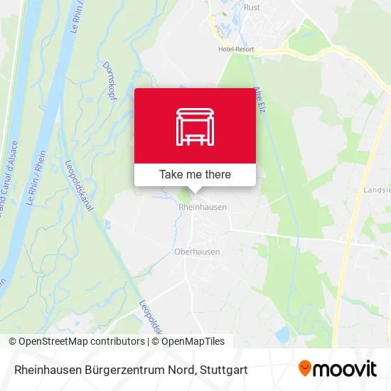 Карта Rheinhausen Bürgerzentrum Nord