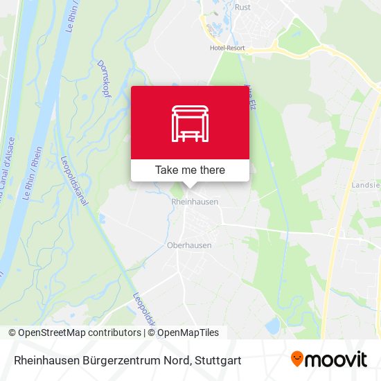Rheinhausen Bürgerzentrum Nord map