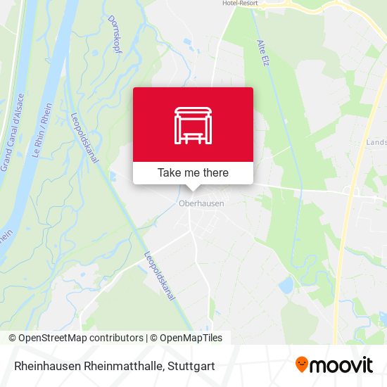 Rheinhausen Rheinmatthalle map