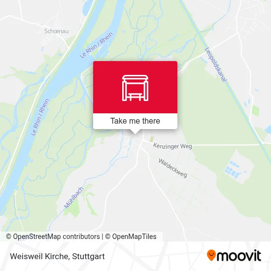 Weisweil Kirche map