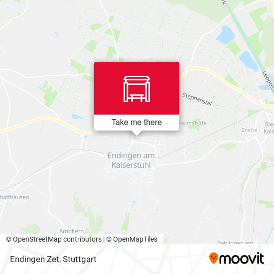 Карта Endingen Zet