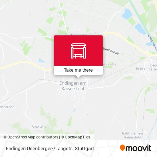 Карта Endingen Üsenberger-/Langstr.