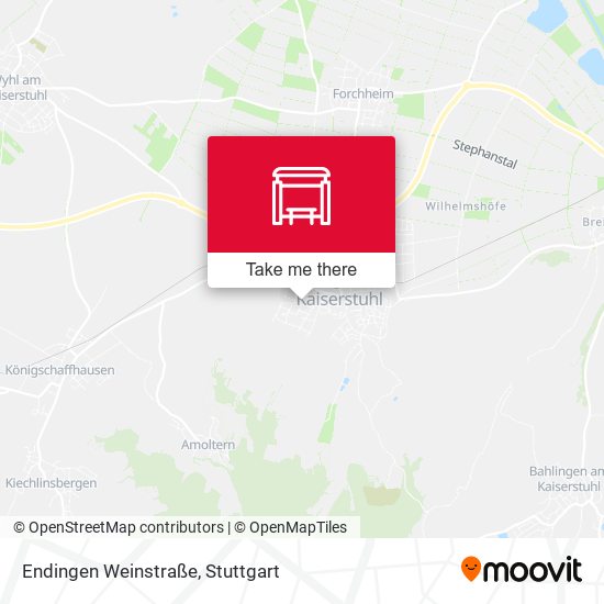 Endingen Weinstraße map