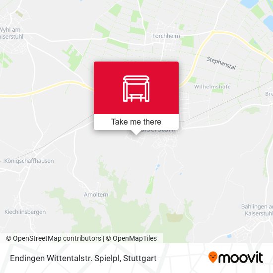 Endingen Wittentalstr. Spielpl map