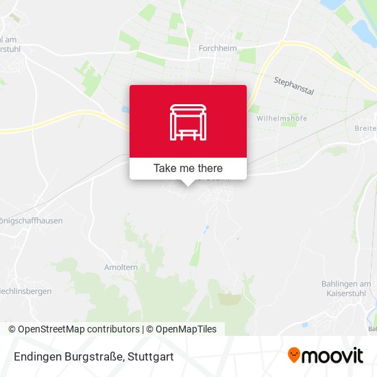 Endingen Burgstraße map