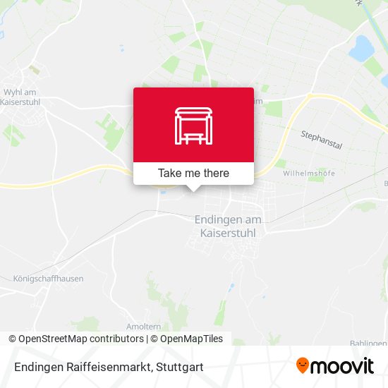 Endingen Raiffeisenmarkt map