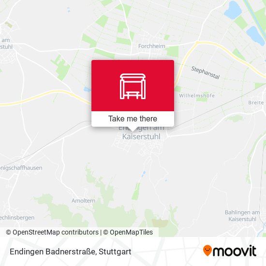 Endingen Badnerstraße map