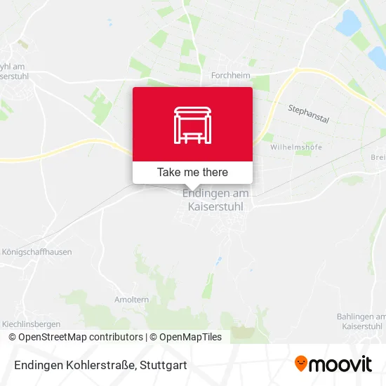 Карта Endingen Kohlerstraße