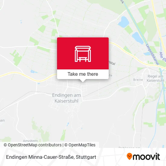 Карта Endingen Minna-Cauer-Straße