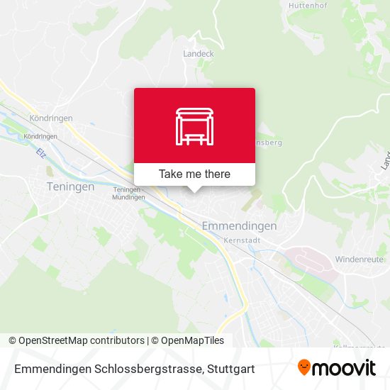 Emmendingen Schlossbergstrasse map