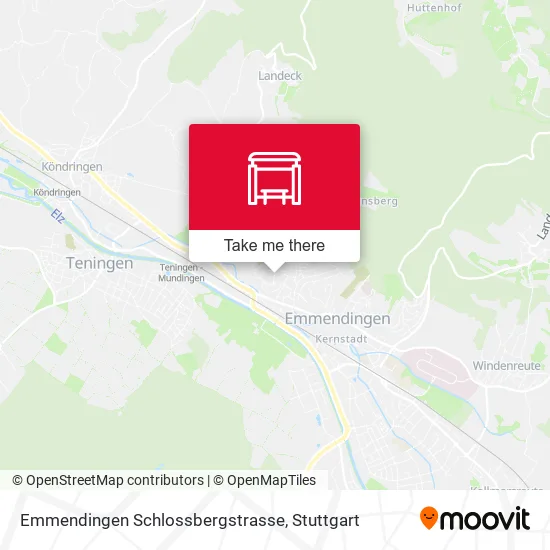 Карта Emmendingen Schlossbergstrasse