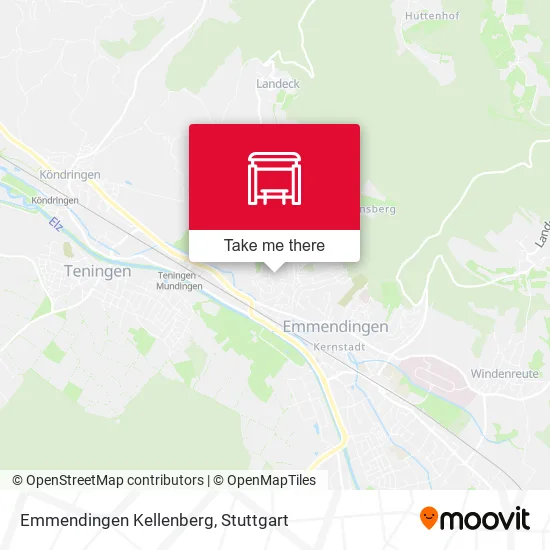 Карта Emmendingen Kellenberg