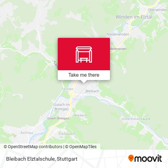 Карта Bleibach Elztalschule