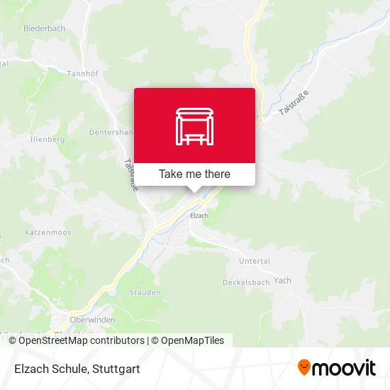 Карта Elzach Schule