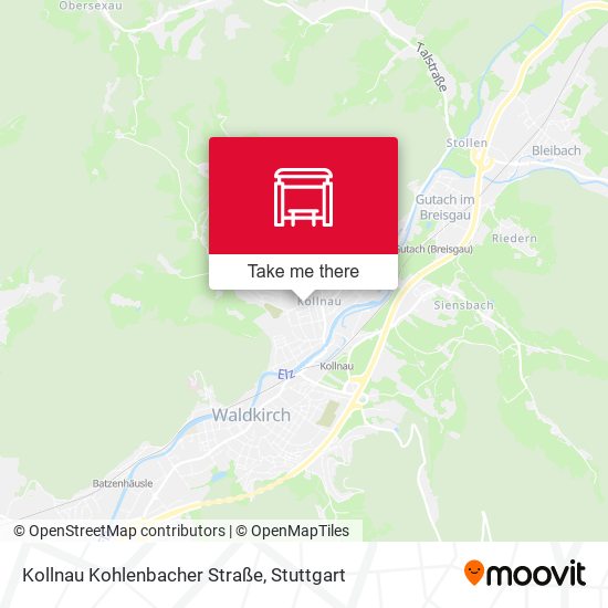 Kollnau Kohlenbacher Straße map