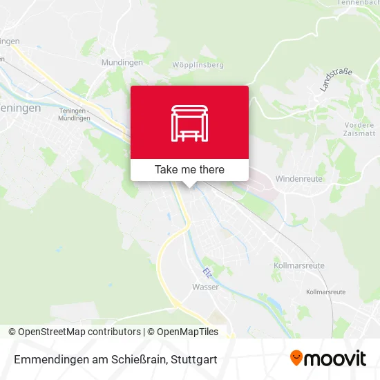 Карта Emmendingen am Schießrain
