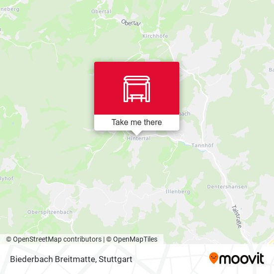 Biederbach Breitmatte map