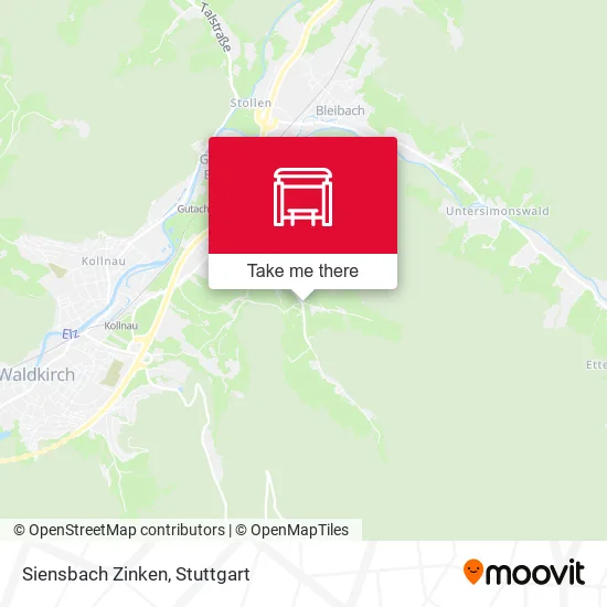 Карта Siensbach Zinken
