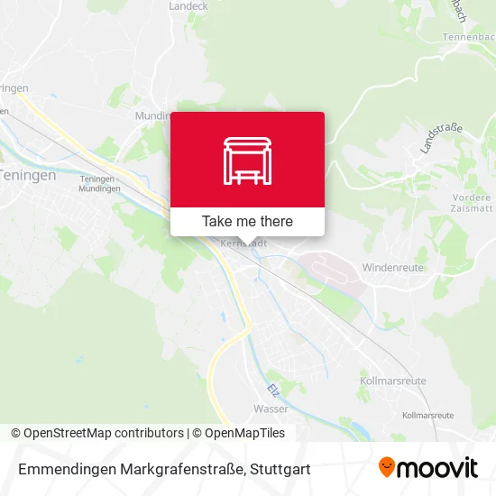 Карта Emmendingen Markgrafenstraße