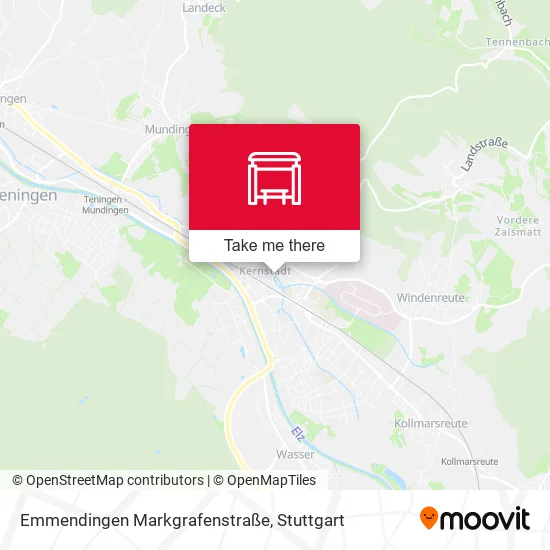 Карта Emmendingen Markgrafenstraße