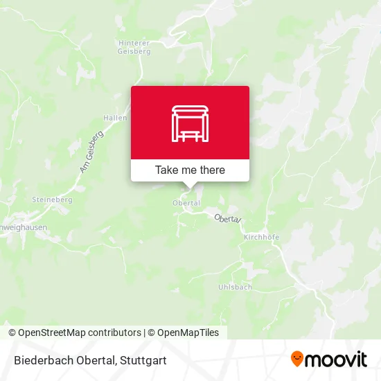 Карта Biederbach Obertal