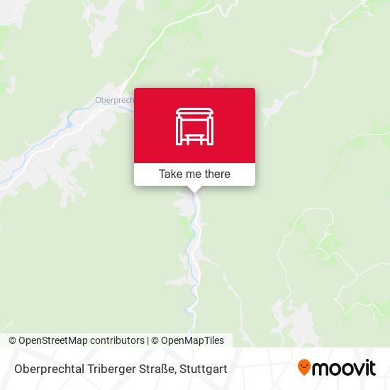 Oberprechtal Triberger Straße map