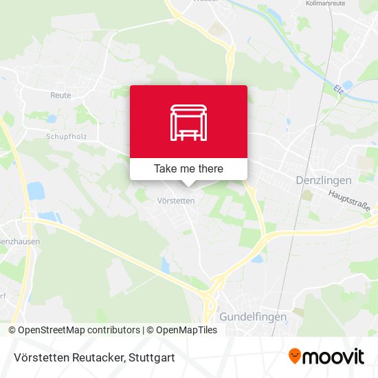 Карта Vörstetten Reutacker