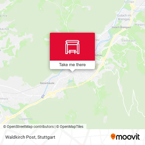 Карта Waldkirch Post