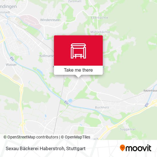 Sexau Bäckerei Haberstroh map