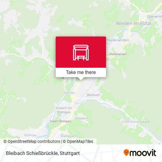 Bleibach Schießbrückle map