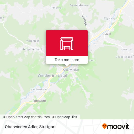 Карта Oberwinden Adler