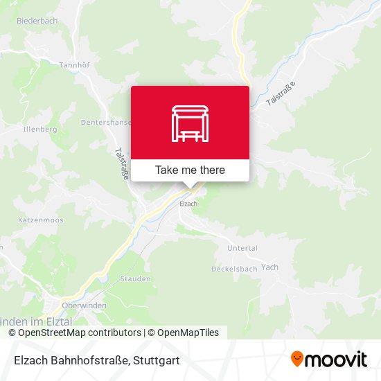 Elzach Bahnhofstraße map