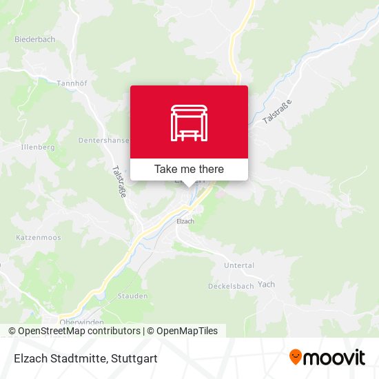 Карта Elzach Stadtmitte