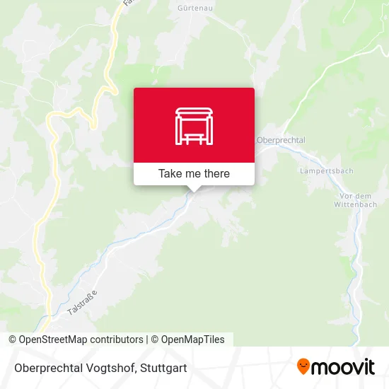 Oberprechtal Vogtshof map