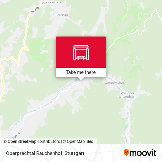 Oberprechtal Rauchenhof map