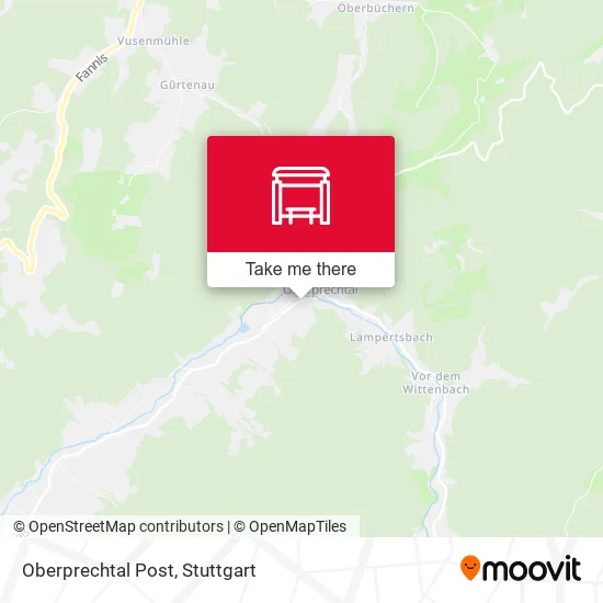 Карта Oberprechtal Post